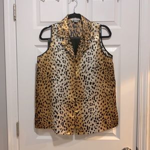 Leopard/black pajama set.